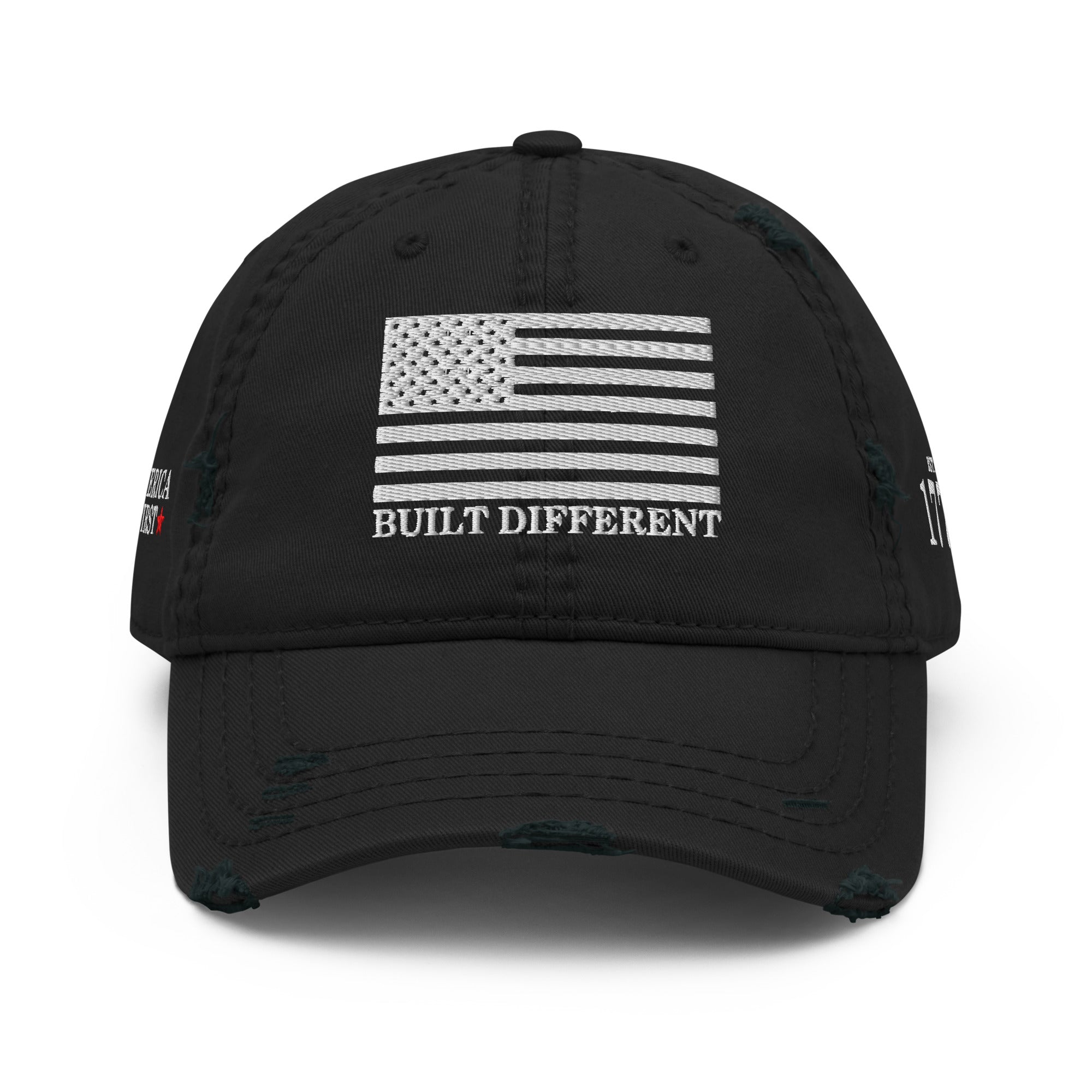Built Different Rugged Dad Hat - America Club