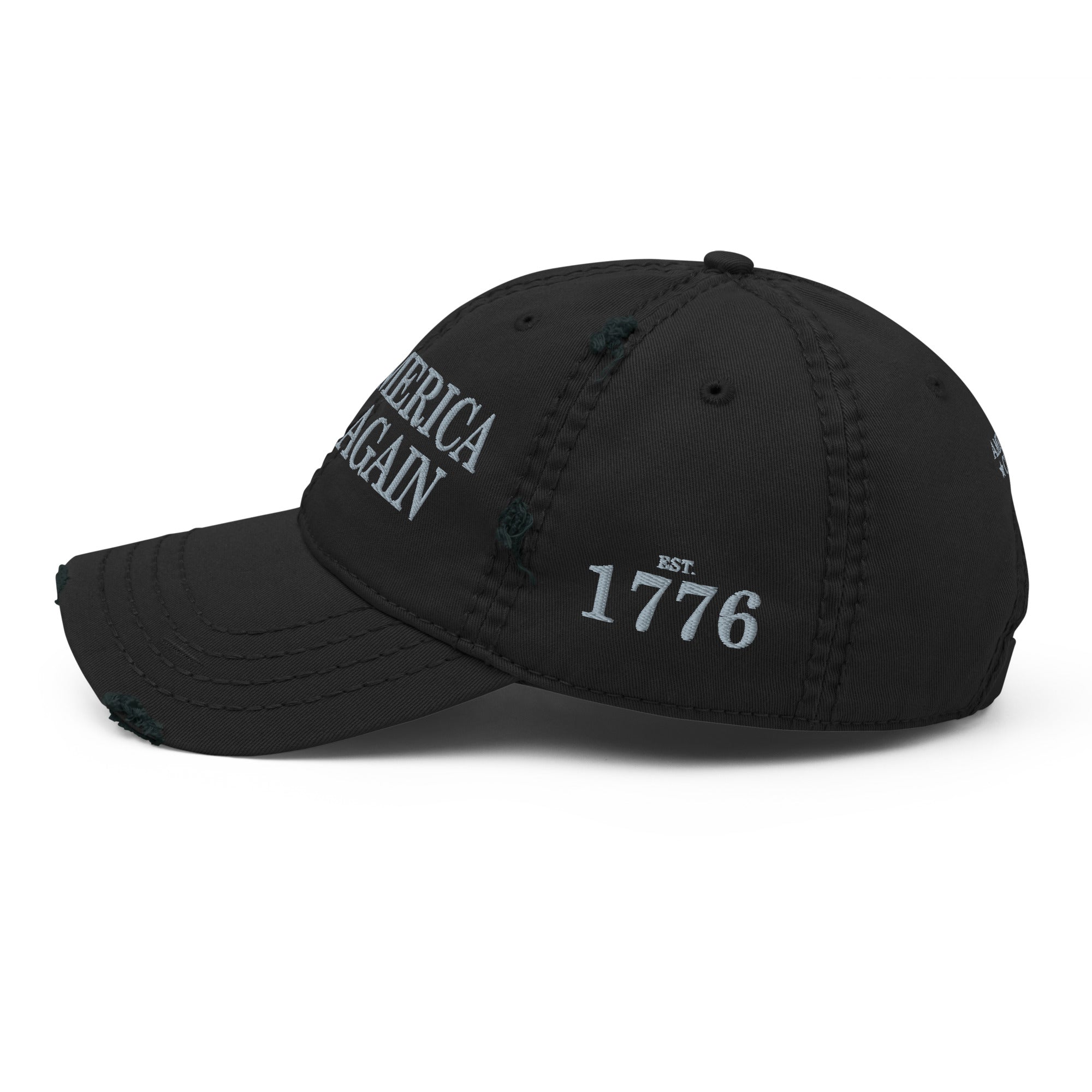 Dark MAGA Rugged Dad Hat - America Club