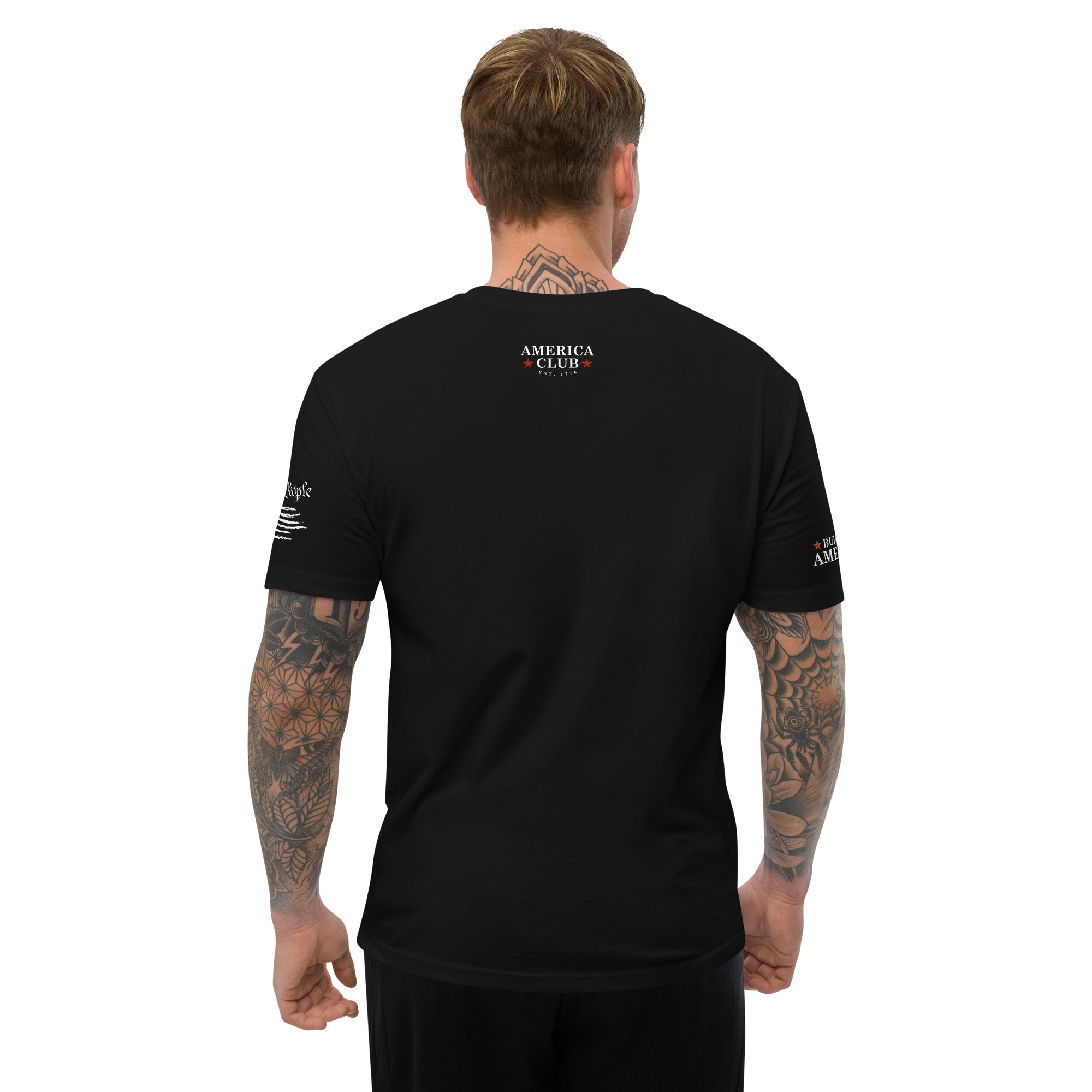 America FIRST Official Fitted T Shirt - America Club