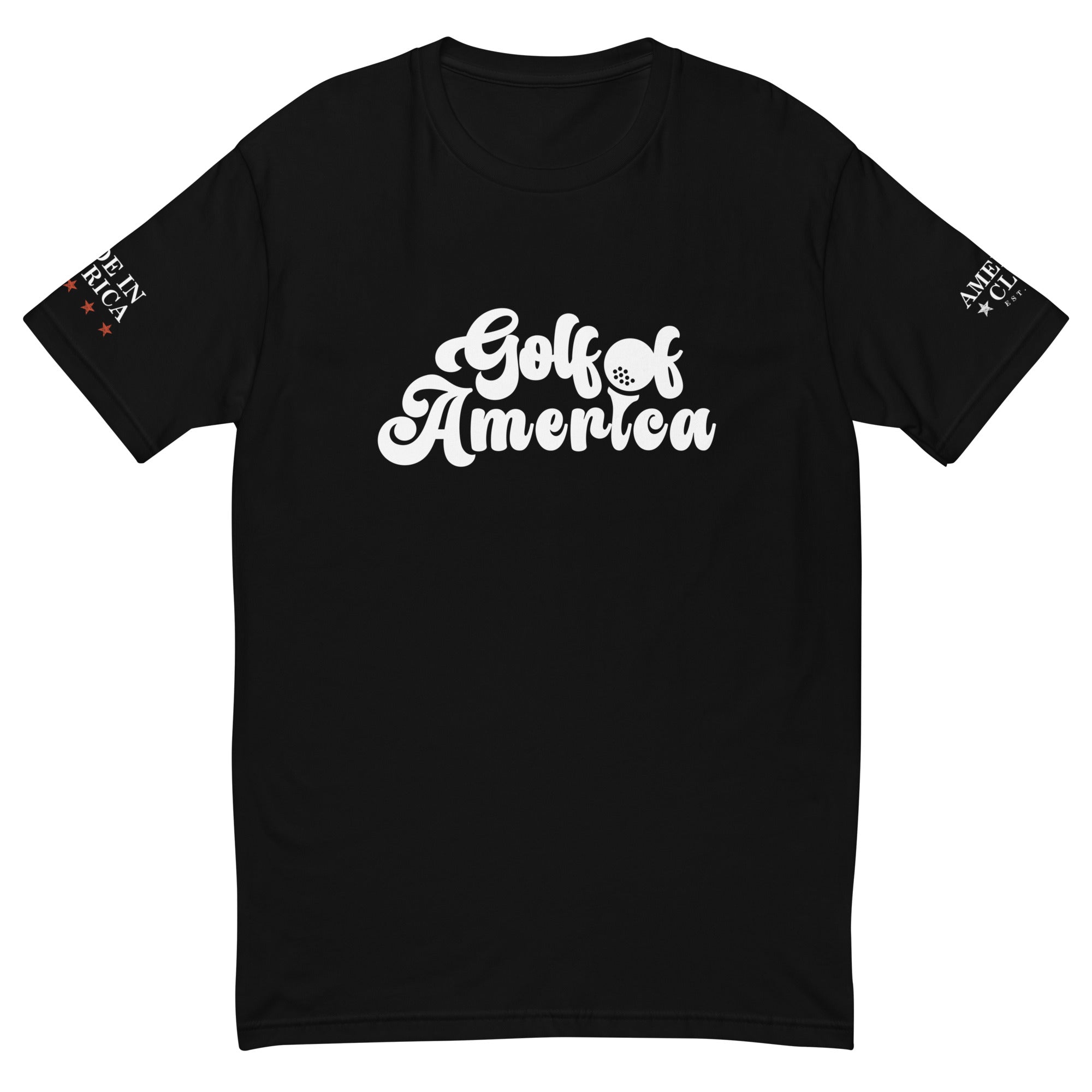 Golf of America Fitted Short Sleeve T Shirt - America Club