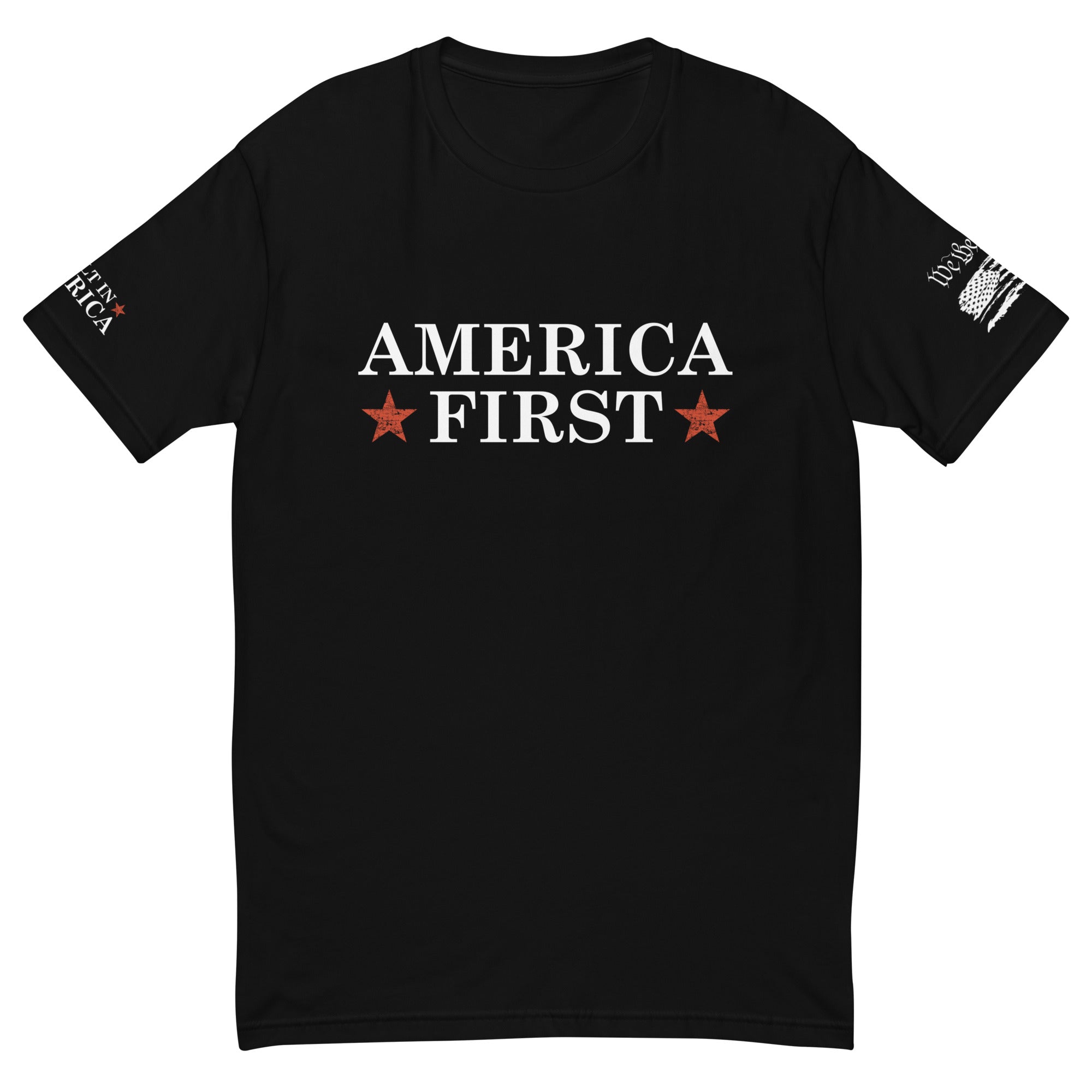 America FIRST Official Fitted T Shirt - America Club