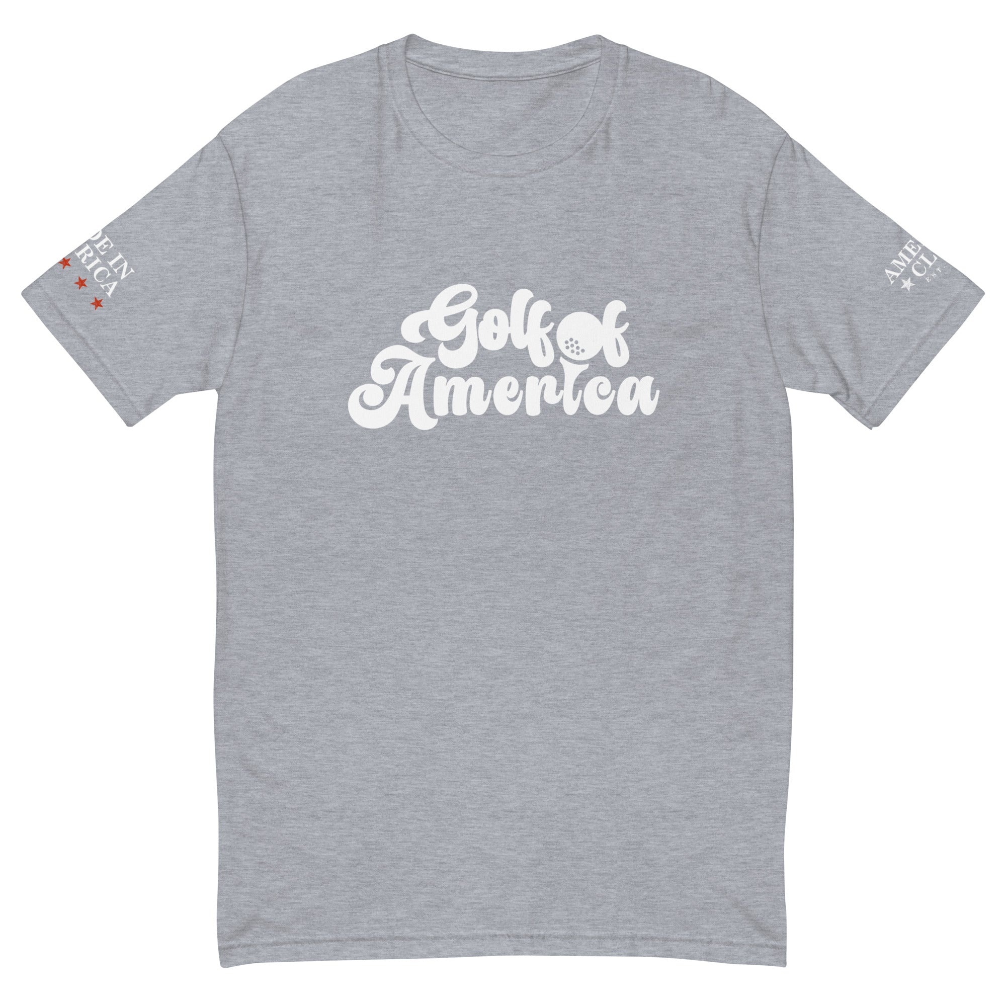 Golf of America Fitted Short Sleeve T Shirt - America Club