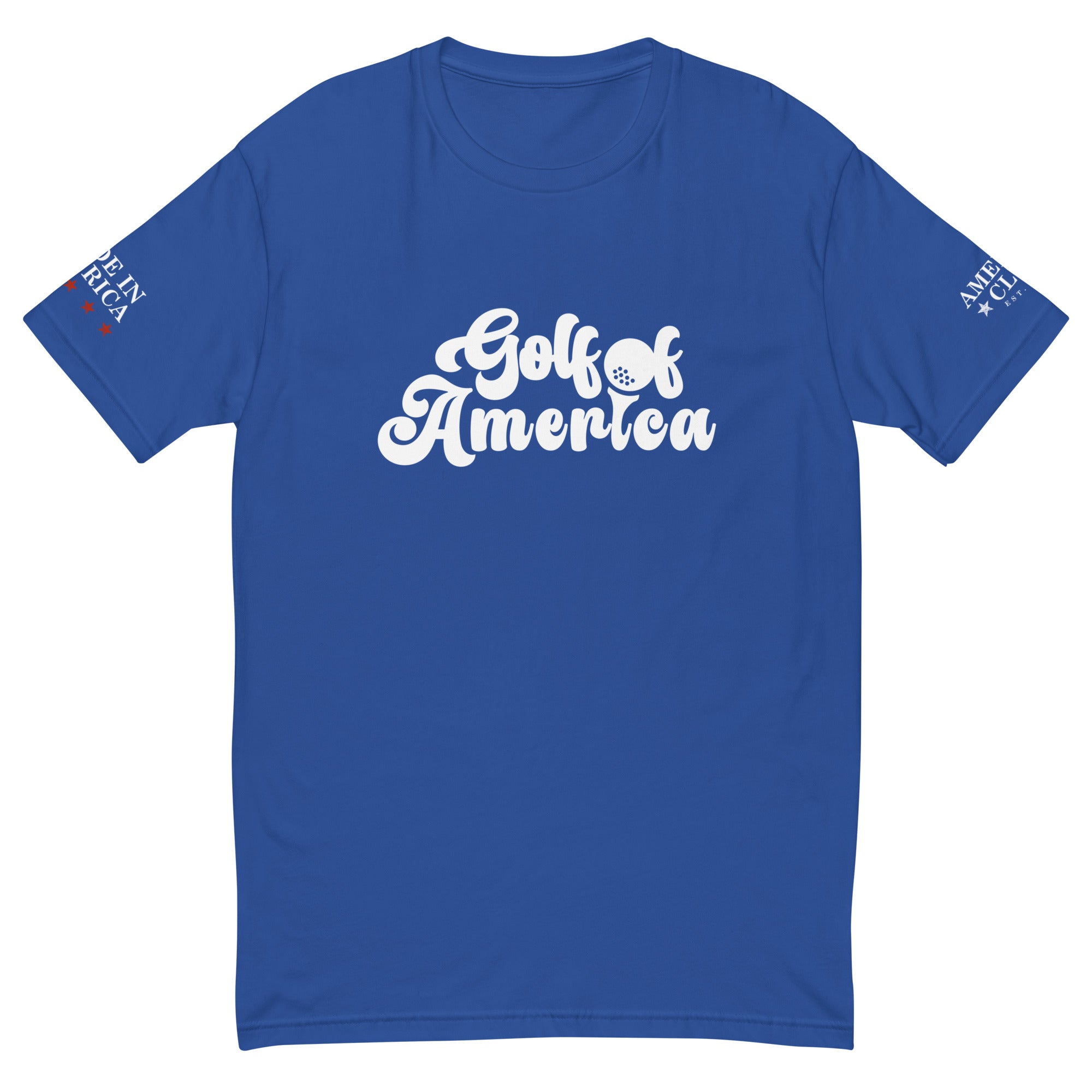 Golf of America Fitted Short Sleeve T Shirt - America Club