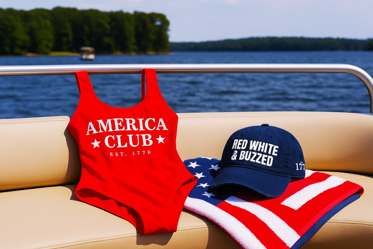 Red White & Buzzed Rugged Dad Hat - America Club
