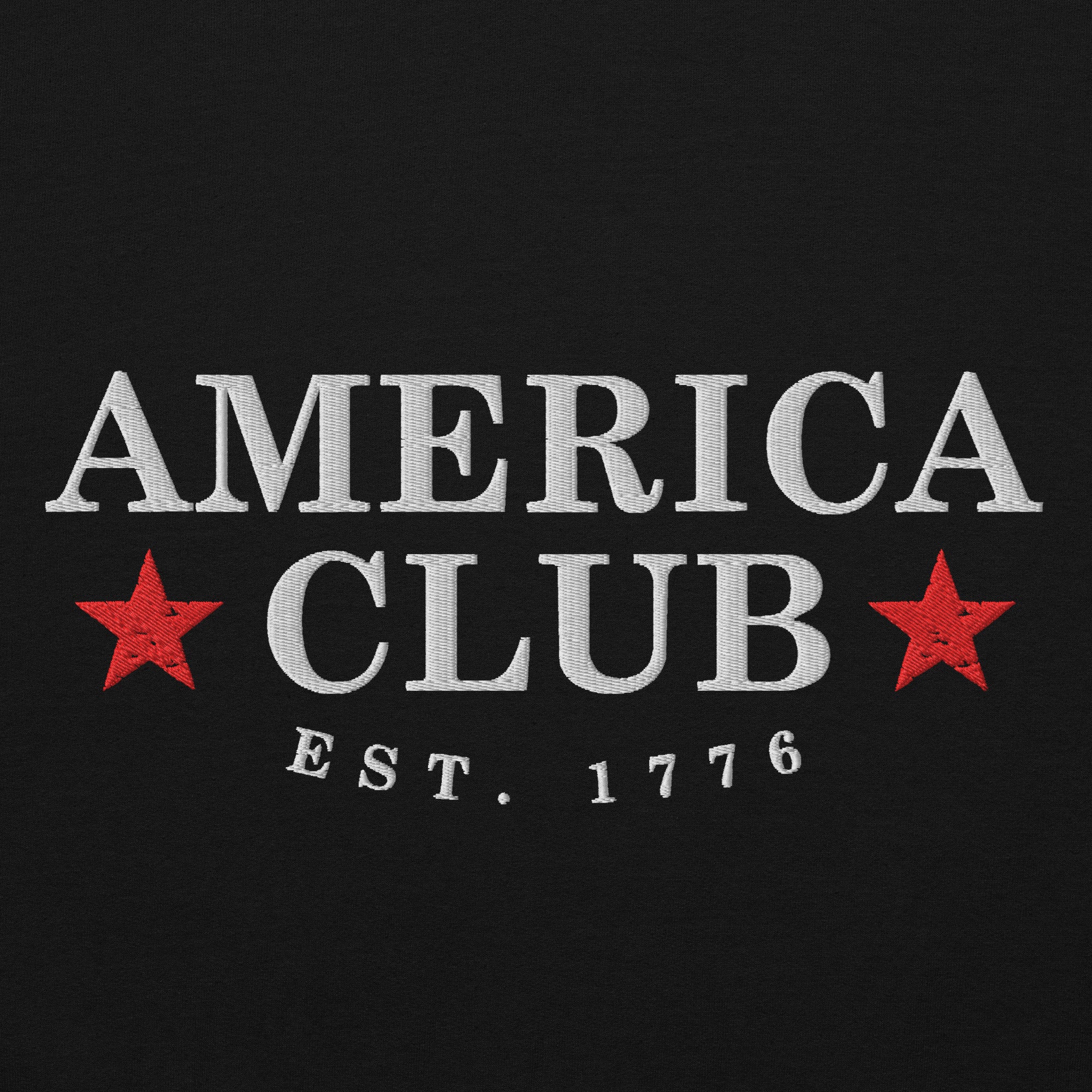 "We The People" America Club Embroidered Crewneck - America Club