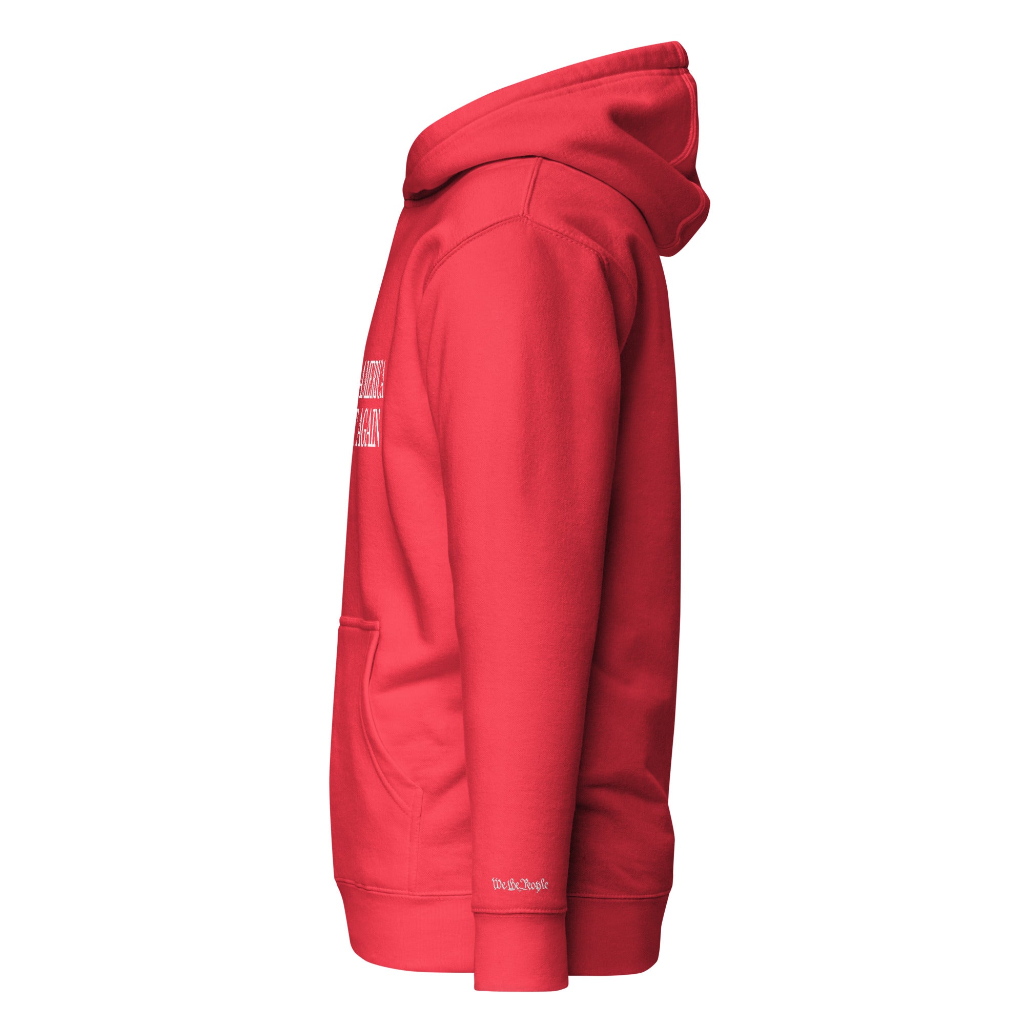 America Club MAGA RED "We The People" Official Hoodie - America Club