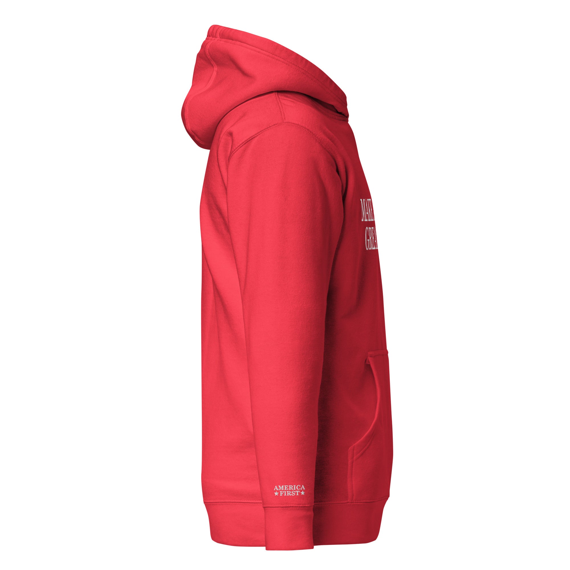 America Club MAGA RED "We The People" Official Hoodie - America Club