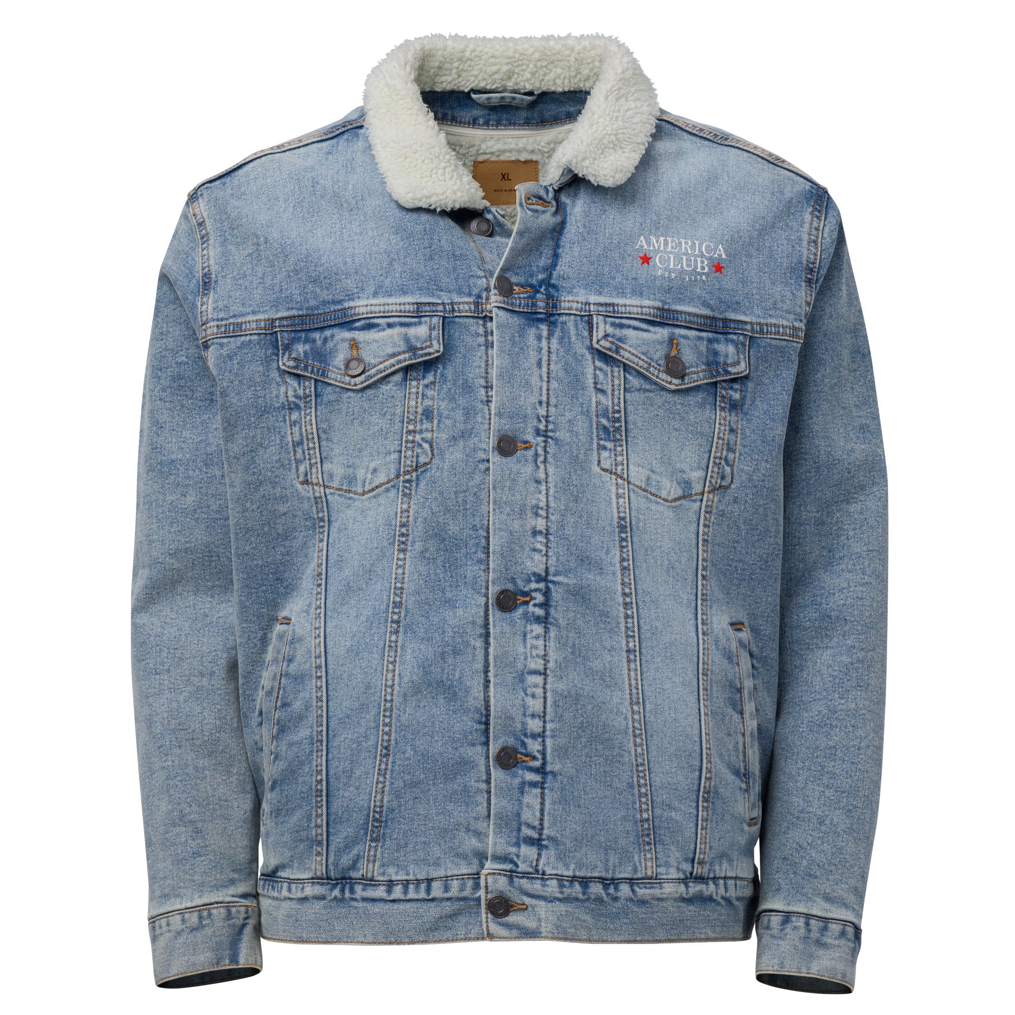 America Club Denim Sherpa Jacket - Limited Edition - America Club