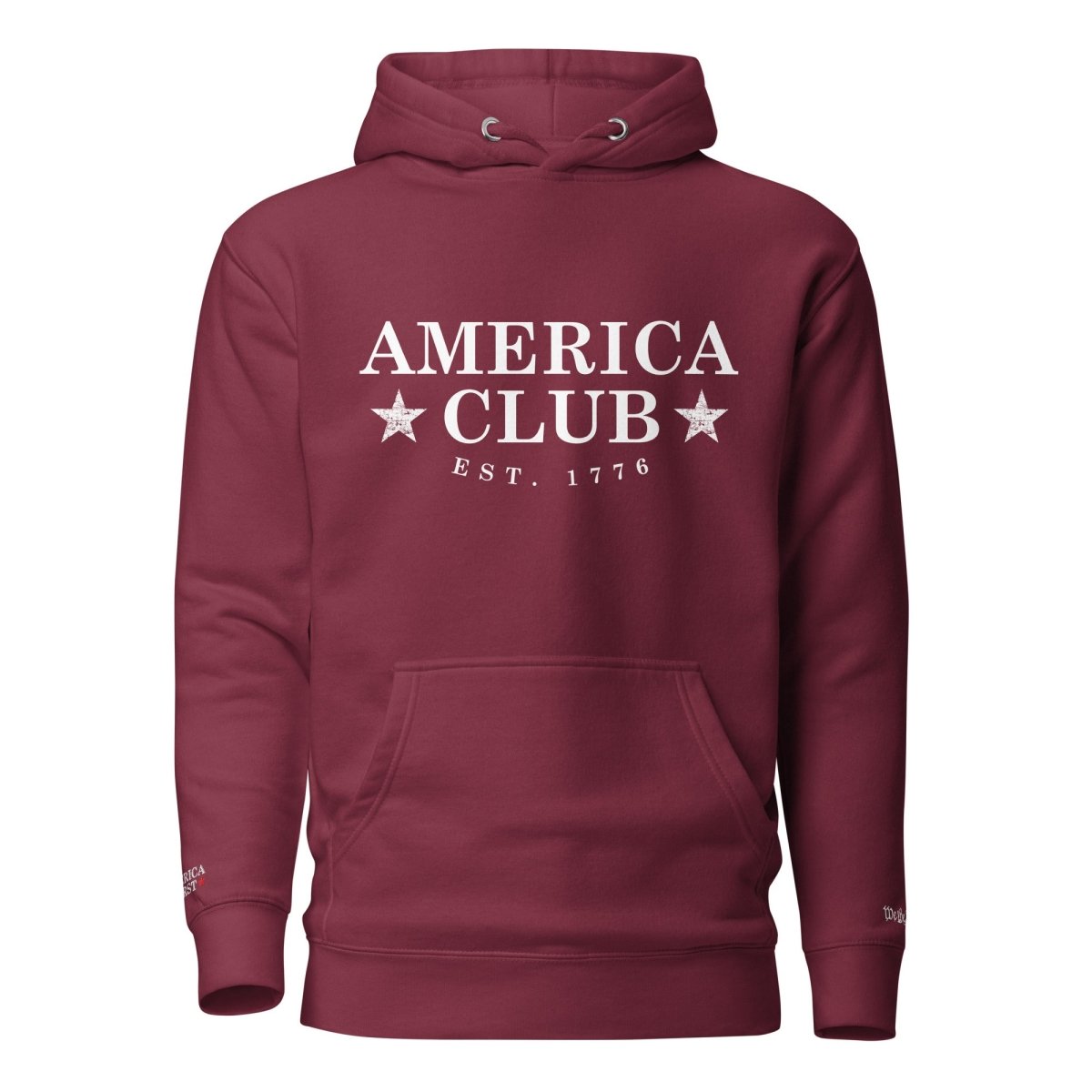 America Club - White Badge Hoodie - America Club