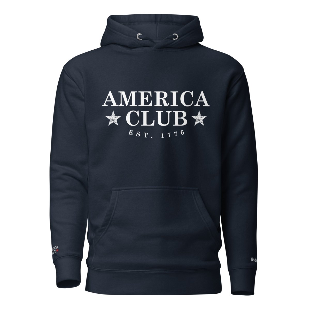 America Club - White Badge Hoodie - America Club