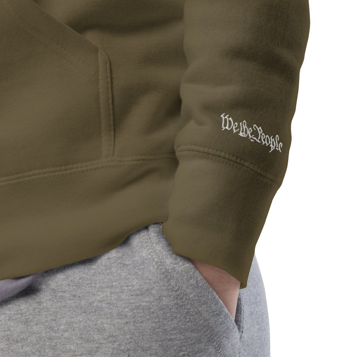 America Club - White Badge Hoodie - America Club