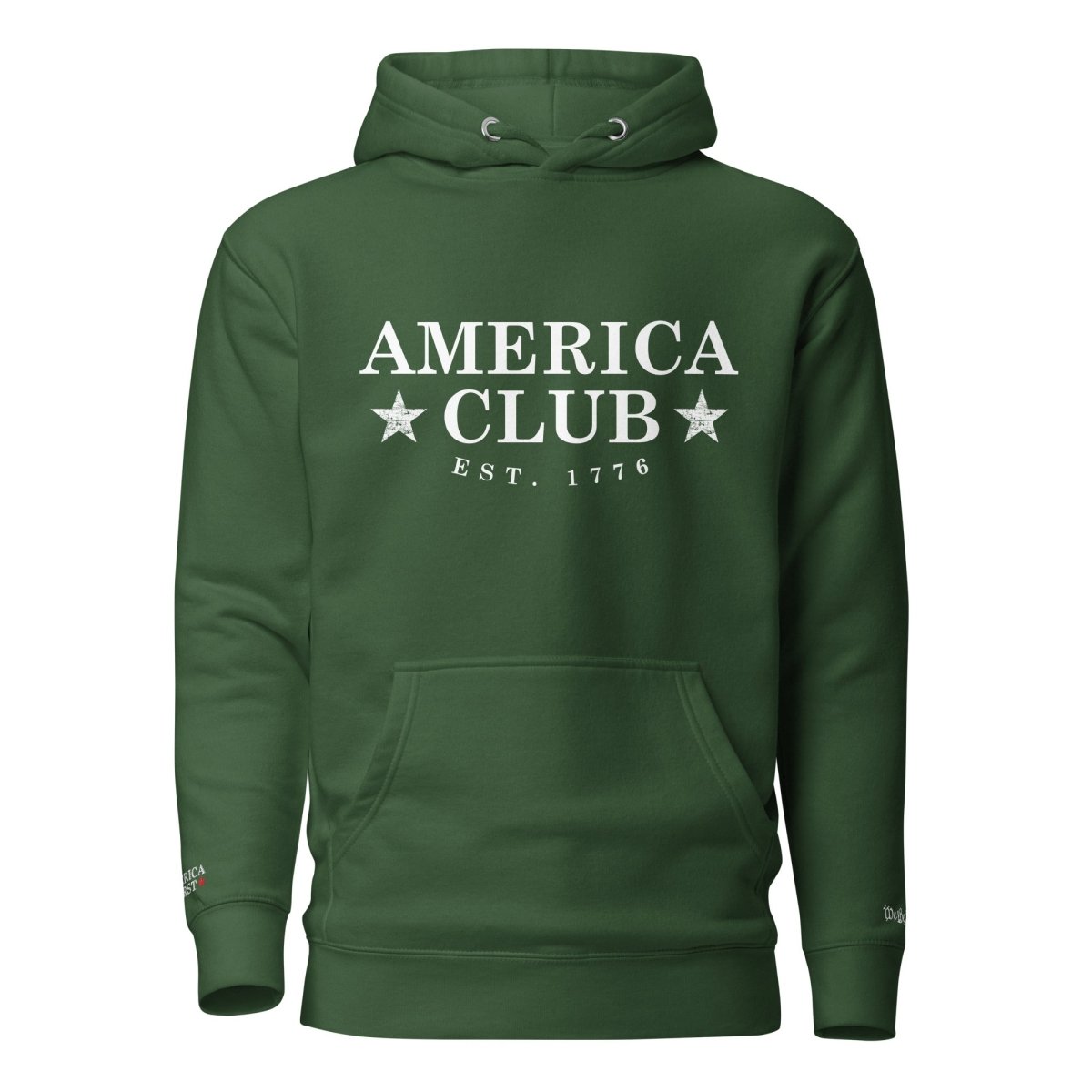 America Club - White Badge Hoodie - America Club