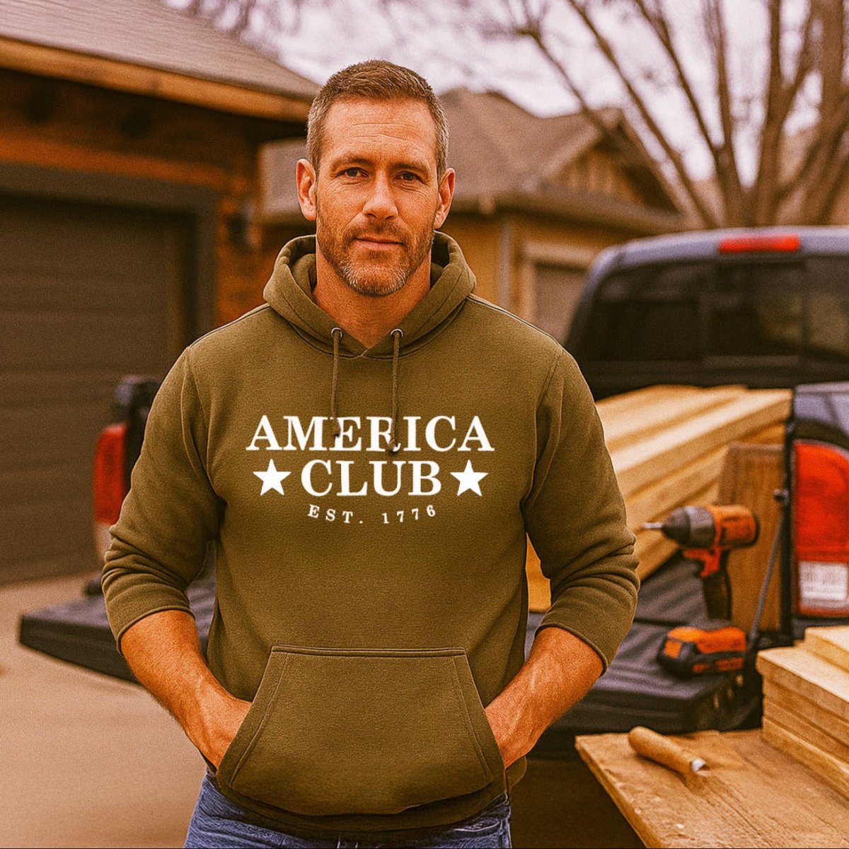 Built in America Hoodie - America Club