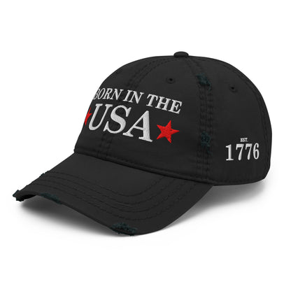 Born in the USA Rugged Dad Hat - America Club