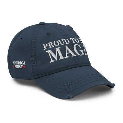 Proud to be MAGA Rugged Dad Hat - America Club