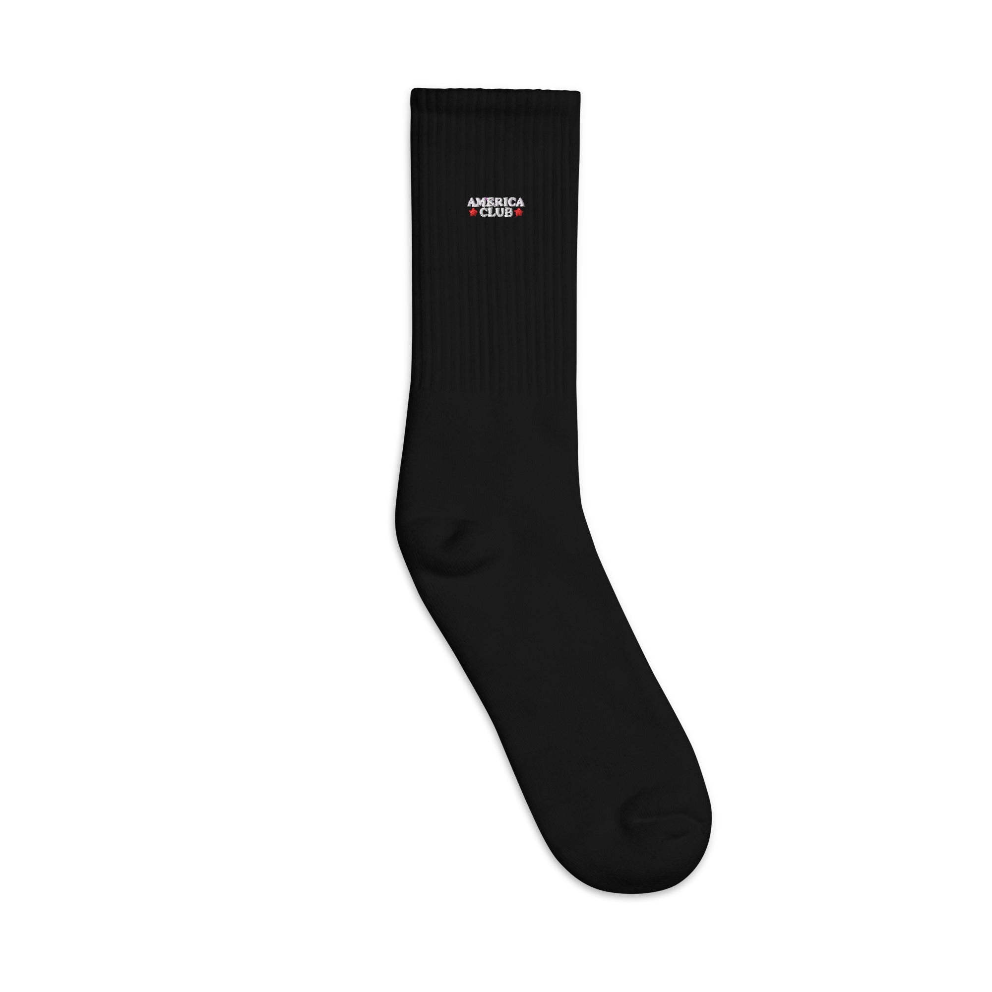 America Club Crew Socks - Black - America Club