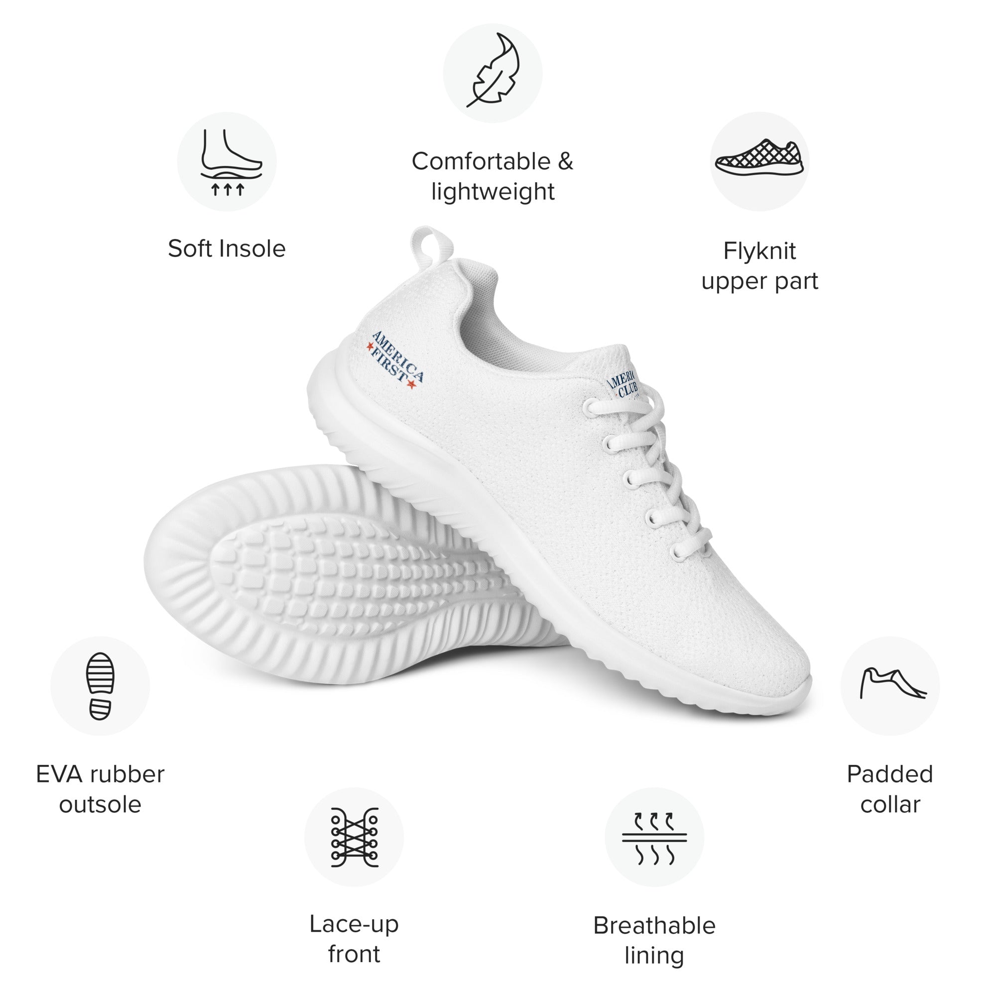 America Club Freedom Runners - Men's White