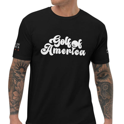 Golf of America Fitted Short Sleeve T Shirt - America Club