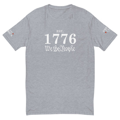 Est 1776 We The People Short Sleeve Fitted T-shirt - America Club