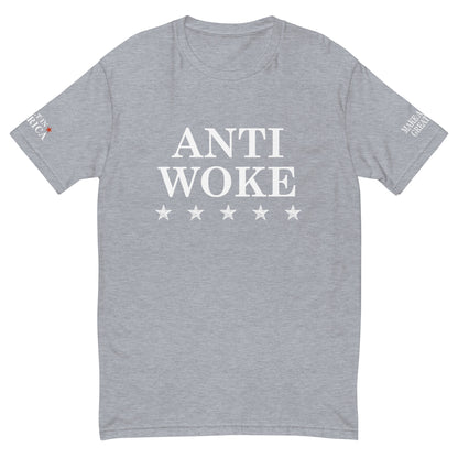 ANTI WOKE MAGA Fitted T Shirt - America Club