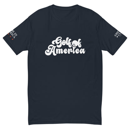 Golf of America Fitted Short Sleeve T Shirt - America Club