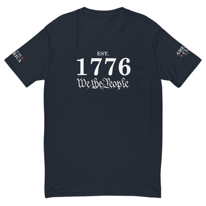 Est 1776 We The People Short Sleeve Fitted T-shirt - America Club