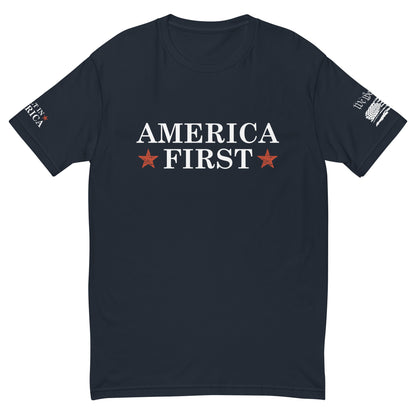 America FIRST Official Fitted T Shirt - America Club