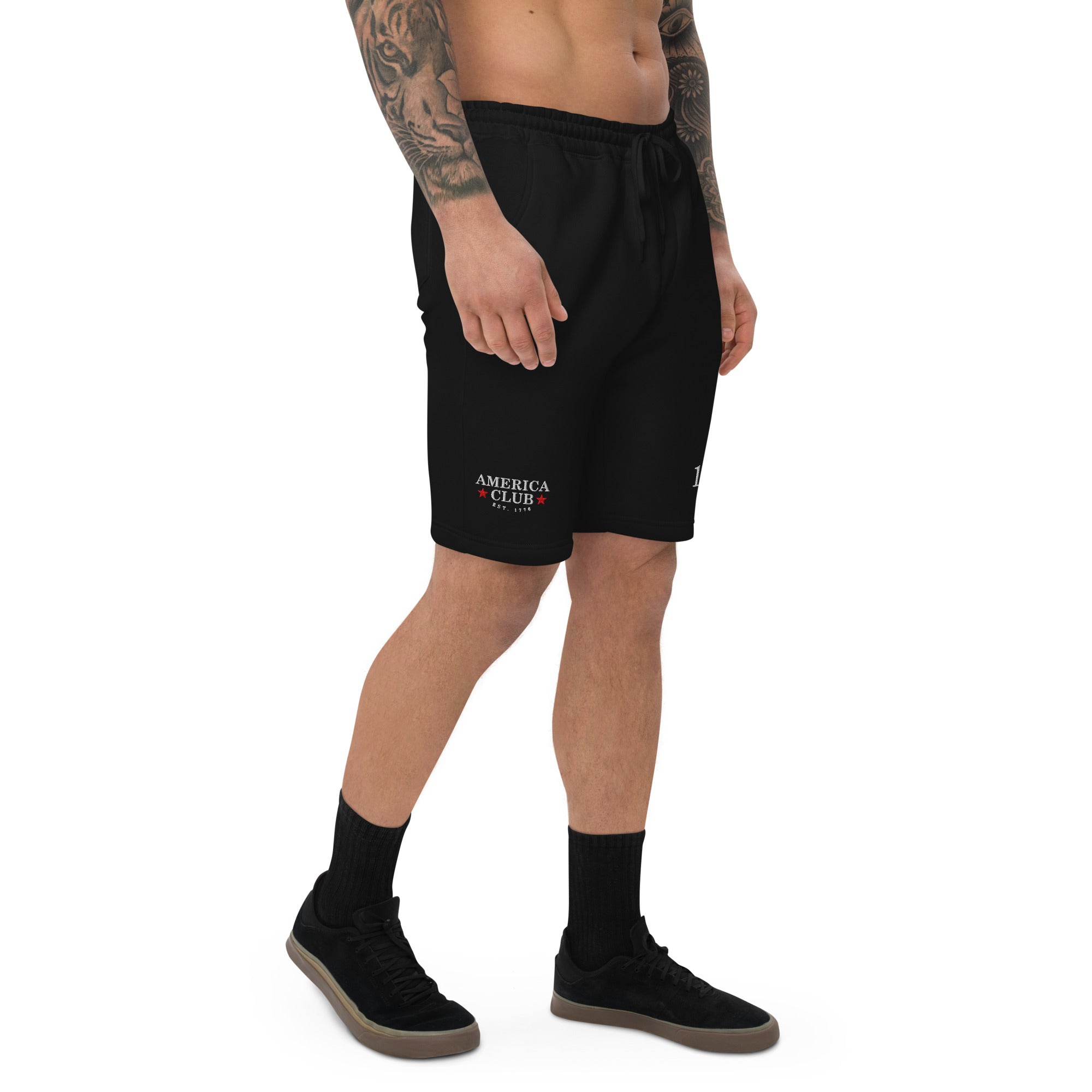 America Club Men's Fleece Sweat Shorts - America Club