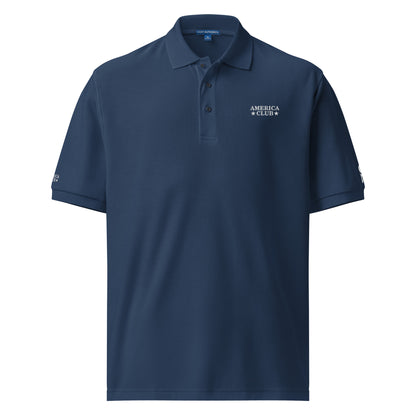 America Club Men's Premium Polo - America Club