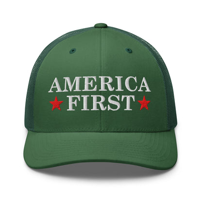 Official America FIRST Trucker Hat - America Club
