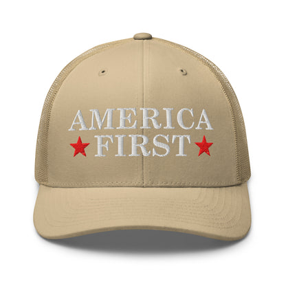 Official America FIRST Trucker Hat - America Club