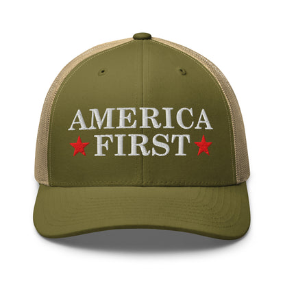 Official America FIRST Trucker Hat - America Club