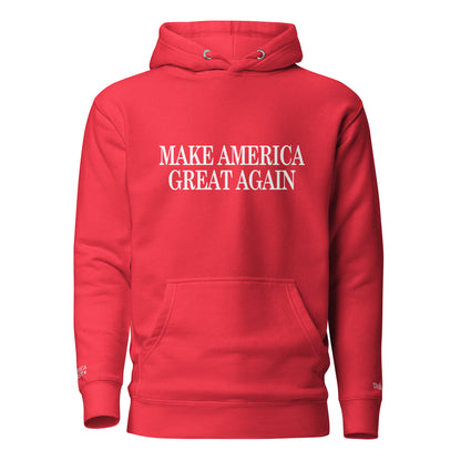 America Club MAGA RED "We The People" Official Hoodie - America Club