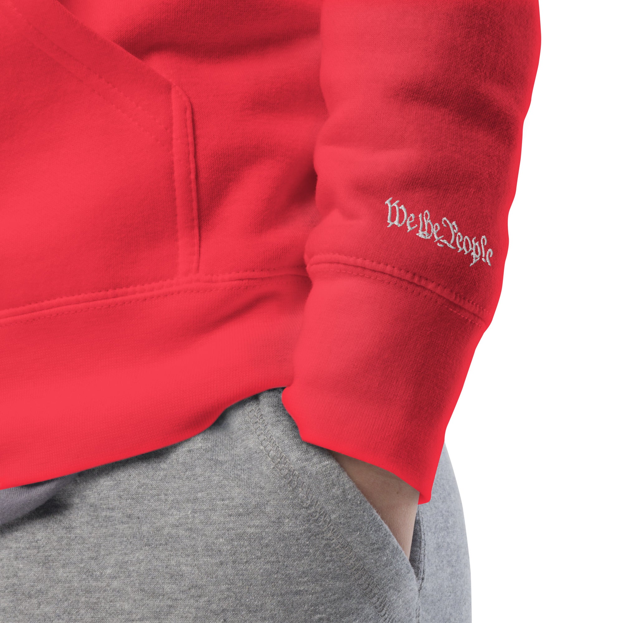 America Club MAGA RED "We The People" Official Hoodie - America Club