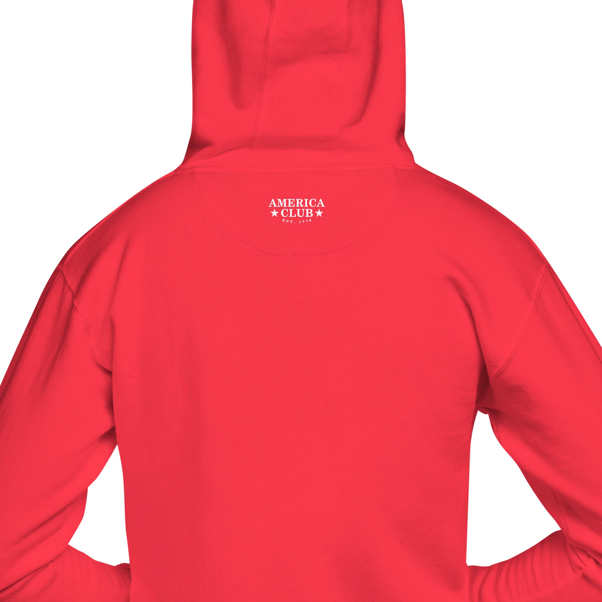 America Club MAGA RED "We The People" Official Hoodie - America Club