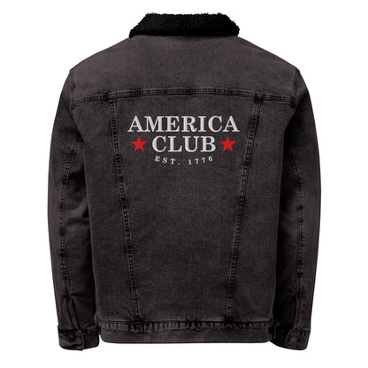 America Club Denim Sherpa Jacket - Limited Edition - America Club