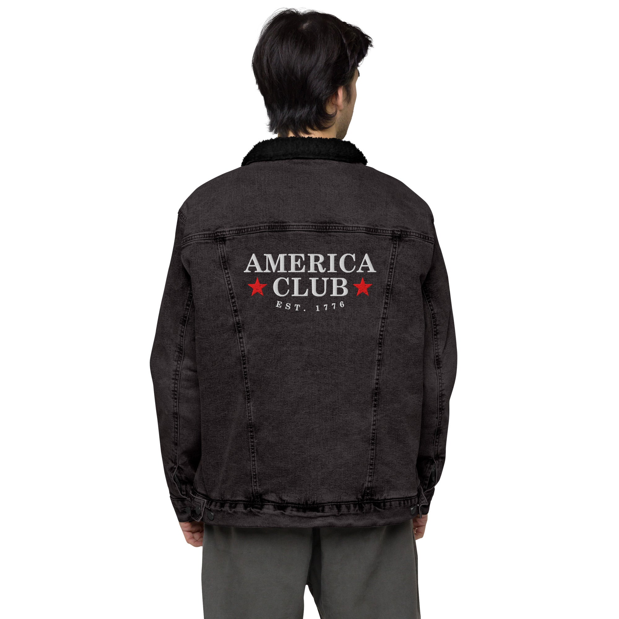 America Club Denim Sherpa Jacket - Limited Edition - America Club