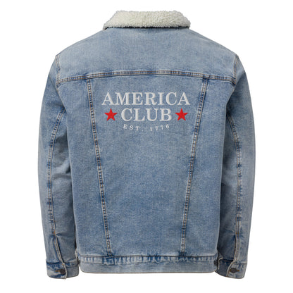America Club Denim Sherpa Jacket - Limited Edition - America Club